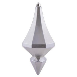 Vickerman 8" Lilac Candy Finish Diamond Finial Christmas Ornament Pack of 2