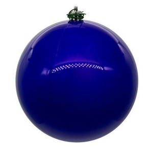 Vickerman 8" Purple Pearl UV Drilled Ball Christmas Ornament 1 per bag