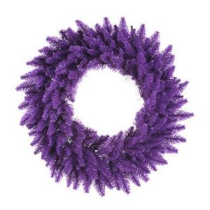 Vickerman 24" Purple Fir Artificial Christmas Wreath Unlit