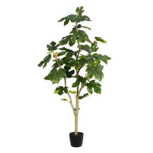  Vickerman 4' Artificial Potted Fig Tree 