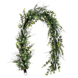 Vickerman 72" Green Artificial Rosemary & Eucalyptus Garland