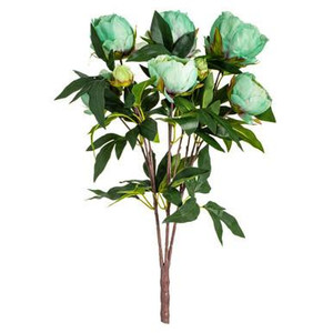 Vickerman 23" Artificial Green Peony Spray