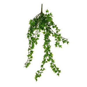  Vickerman 27.5" Artificial Green Ivy Hanging Bush Set of 3 