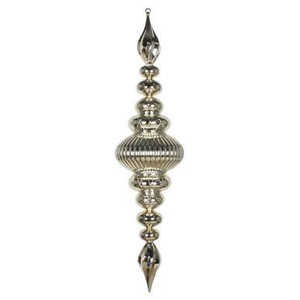 Vickerman 41" Champagne Shiny Finial Christmas Ornament