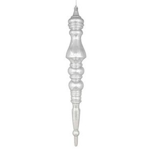  Vickerman 20" Silver Mercury Finial 