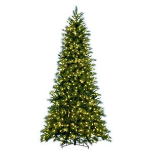  Vickerman 9' x 57" Brighton Pine Artificial Christmas Tree with Warm White Dura-lit LED Lights 