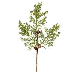 Vickerman 20" Cedar Pinecone Artificial Christmas Spray