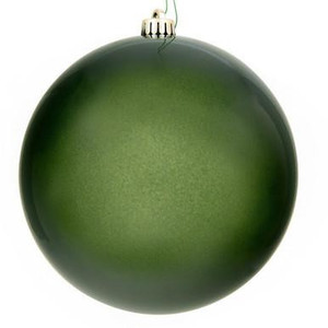Vickerman 12" Juniper Green Candy Ball Christmas Ornament
