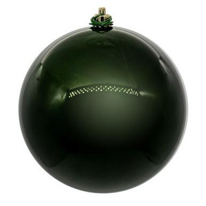  Vickerman 10" Moss Green Pearl UV Drilled Ball Christmas Ornament 1 per bag 