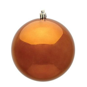 Vickerman 3" Copper Shiny Ball Christmas Ornament 32 per Box