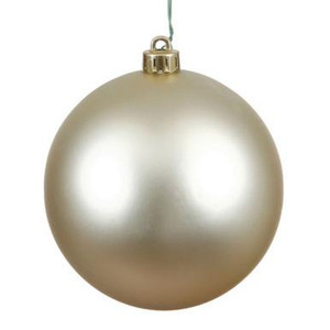 Vickerman 2.4" Champagne Matte Ball Christmas Ornament 24 per Bag