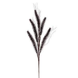 Vickerman 30" Chocolate Wheat Glitter Spray 6 per bag