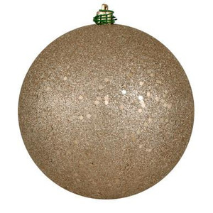  Vickerman 8" Oat Sequin Ball Christmas Ornament 