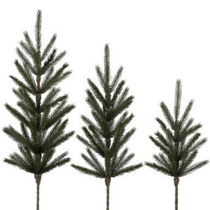  Vickerman G188224 24"-30"-36" Green Spruce Top Christmas Tree Set (3 Pc) 