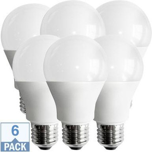 Cyber Tech Lighting Cyber Tech LB60A-WW/6PK - 9W LED A Bulb - Warm White - 6 Pack