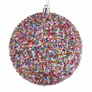 Vickerman N185699D 4" Multi-Color Beaded Ball Drill 6/Bag