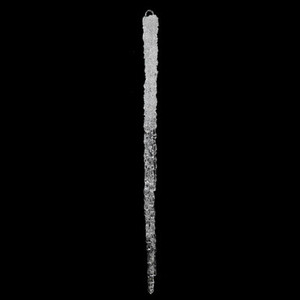  Vickerman M135930 30'' Clear Glitter Icicle 2/Bag