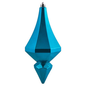  Vickerman MC191012D 8" Turquoise Candy Diamond Finial 2/Bag