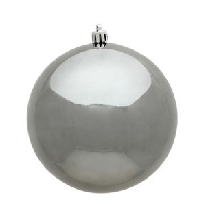  Vickerman N591287DSV 4.75" Pewter Shiny Ball UV 4/Bag