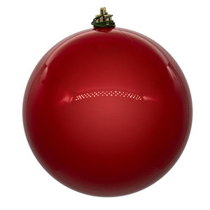 Vickerman N591503DPV 6" Red Pearl Ball UV Drill 4/Bg