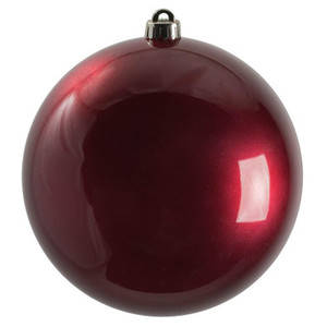 Vickerman N592021DCV 8" Berry Red Candy Ball UV Drilled 1/Bg