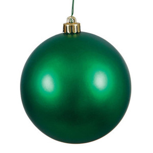 Vickerman N593024DMV 12" Emerald Matte Ball UV Drilled Cap