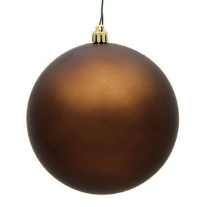 Vickerman N593076DMV 12" Mocha Matte Ball UV Drilled Cap