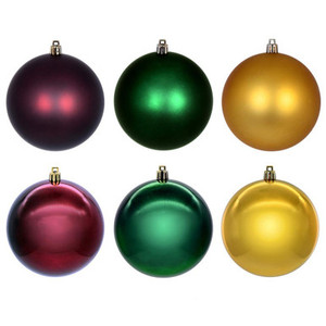  Vickerman N220556 3" Burgundy Gold Green Orn Asst 24/box