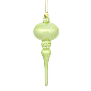 Vickerman N174554D 8" x 2.75" Celadon Shiny Final 3/Bg