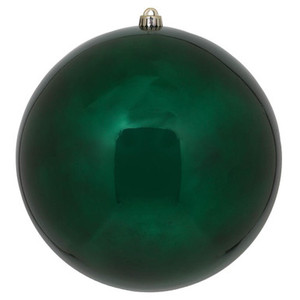  Vickerman N590874DSV 3" Midnight Green Shiny Ball UV 12/Bag