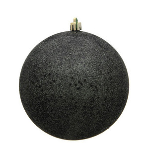  Vickerman N591284DQ 4.75" Gunmetal Sequin Ball Drilled 4/Bag