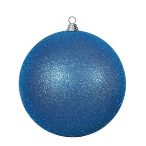 Vickerman N594002DG 15.75" Blue Glitter Ball