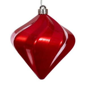  Vickerman N189803DCV - Red Diamond Ornament 