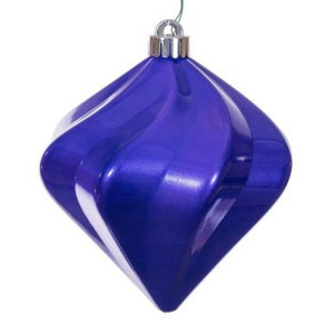 Vickerman N189866DCV - Purple Diamond Ornament