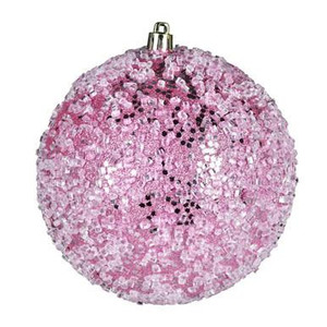  Vickerman N190279D - Pink Ball Ornament 