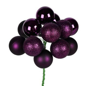  Vickerman N192526 - Plum Ball Ornament 