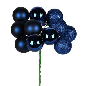  Vickerman N192531 - Midnight Blue Ball Ornament 
