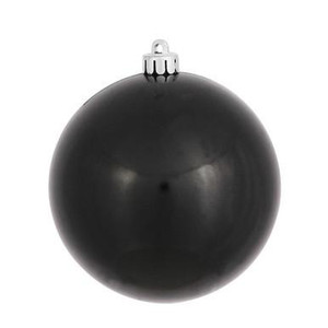  Vickerman N591017DCV - Black Ball Ornament 
