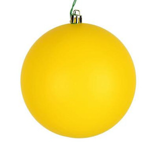 Vickerman N591078DMV - Yellow Ball Ornament