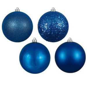  Vickerman N596802A - Blue Ball Ornament 