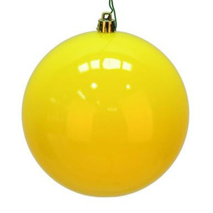 Vickerman N596878S - Yellow Ball Ornament
