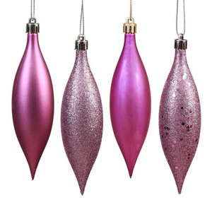 Vickerman N500145 5.5" Mauve Drop 4 Finish Asst 8/Bx