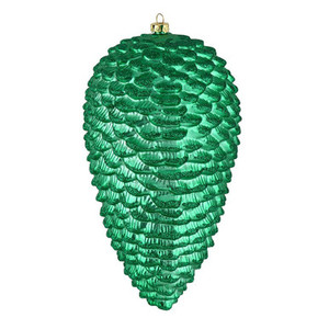  Vickerman N187244D 7" Seafoam Matte Glitter Pinecone 4/Bag
