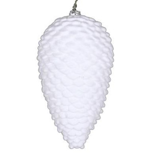 Vickerman MT195711D - White Pinecone Ornament
