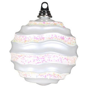 Vickerman M132011 - White Ball Ornament