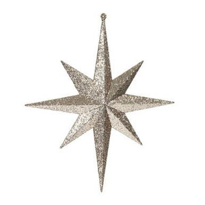  Vickerman M167458 - Rose Gold Star Ornament 