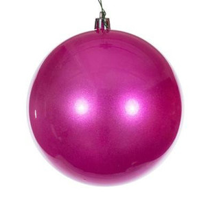 Vickerman N592559DPV - Hot Pink Ball Ornament