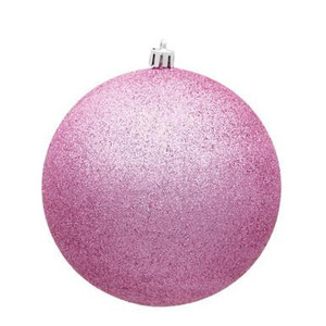  Vickerman N592579DG - Pink Ball Ornament 