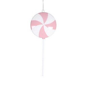 Vickerman MT226779 - Pastel Pink Lollipop Ornament