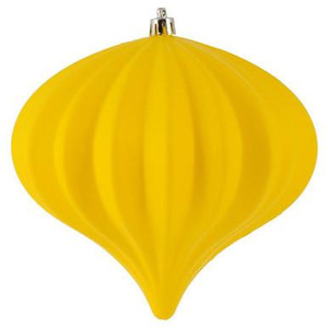 Vickerman N151278DMV - Yellow Onion Ornament